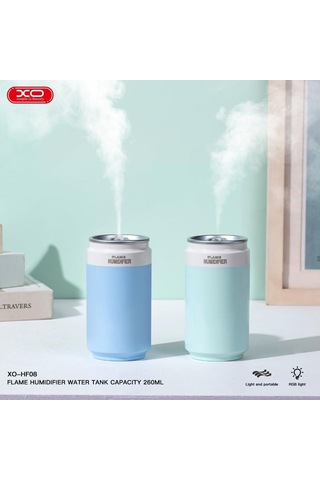 Hf08 Ultrasonik Hava Nemlendirici Rgb Işıklı Aroma Difüzörü Sessiz Buhar Makinesi