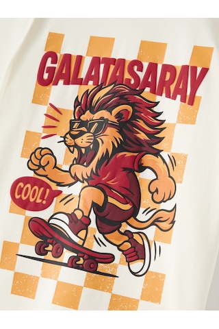 Gsstore Galatasaray Çocuk T-shirt C261035 Ekru