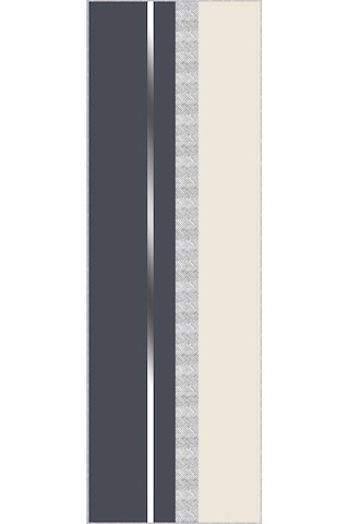 Antrasit Silver Kaymaz Modern Kesme Rulo Yolluk Halı Vh010n11