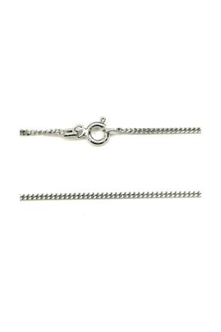 Omar Silver Unisex Gurmet 1,40 Mm Rodyum Kaplama Gümüş Kolye Zinc