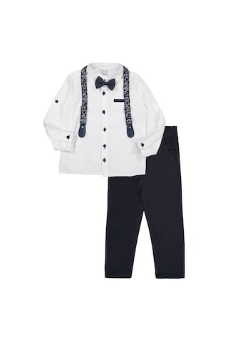 Mnk Oxford MNK0302 Gömlek Uzun Pantolon Erkek Çocuk Takımı
