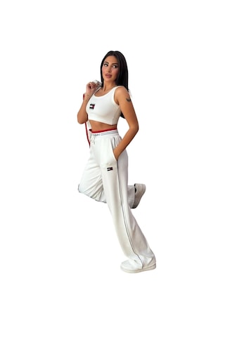 Tommy Hilfiger Bayan 3 "lü Eşofman Takımı Set Beyaz