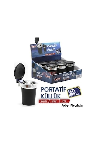 Carub Küllük Balck Jett Ledli Kapaklı