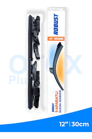 30 Cm 12 300mm Universal Oto Sileceği 9 Aparatlı Sessiz Çalışma İz Bırakmaz Premium Kalite