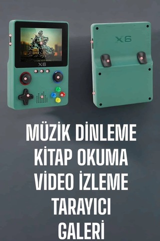 Mey İthalat 3.5 İnç Ekran 1000 Oyunlu Oyun Konsolu El Atarisi Miüzik Dinleme Ve Kitap Okuma