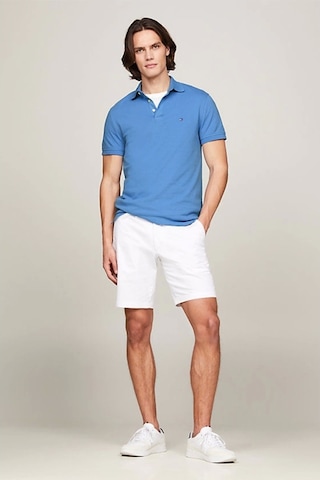 Tommy Hilfiger Erkek Polo Heren Soluk Mavi T-shirt Denim