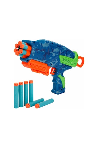 Dart Atan Yüksek Menzilli Oyuncak Silah - 28 Cm - Güçlü Atış Mekanizması Çok Renkli