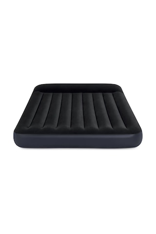 "INTEX Queen Pillow Rest Classic şişme yatak-Koyu Mavi- Queen Çift kişilik" Koyu Mavi