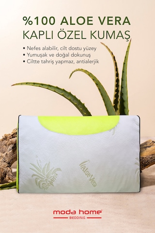 Gold Serisi Klimalı Çocuk Yastığı,aloe Vera Kumaşlı Cilt Dostu Ortopedik Visco Parçacıklı Yastık Yıkanabilir Kılıflı 1200 Gr Beyaz