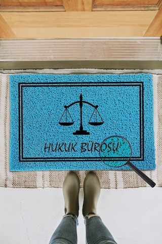 KIVIRCIK PASPAS KISIYE OZEL HUKUK BUROSU SCALES TURKUAZ 40X60 CM