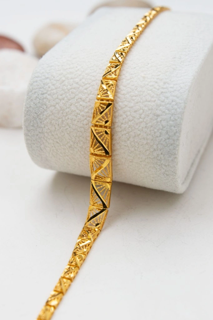 22 Ayar Kadın Altın Bileklik Xqst432 Altın