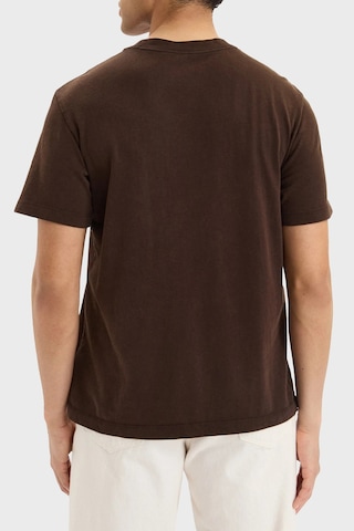 Calvin Klein Logolu Pamuklu Regular Fit Bisiklet Yaka T Shirt Lv04rb824gto2 Erkek T Shirt Lv04rb824g To2 Kahve