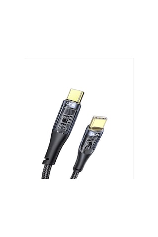 Linktech K670 Safe Type-c - Type-c 60w 1.3m Örgü Şarj Kablosu