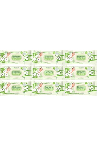 Bebem Natural Narin Dokunuş Islak Bebek Mendili Plastik Kapak 9 X 90'Lı