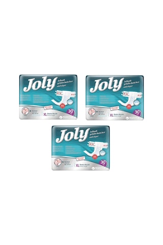 Joly Belbantlı Hasta Bezi Extra Büyük Boy XL 3 x 30'Lu