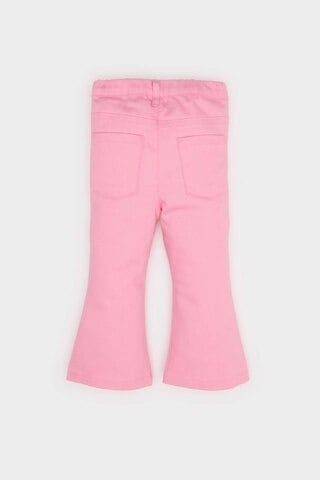 DeFacto Kız Bebek Flare Fit İspanyol Paça Gabardin Pantolon E1798A525SMPN167 Pembe