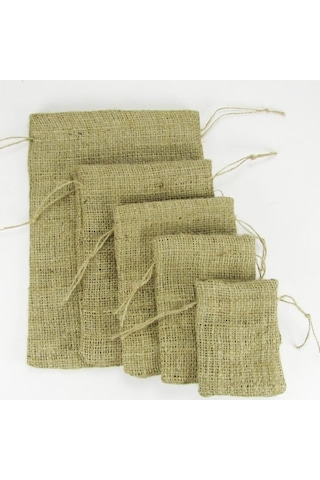 Jüt Kese Çuval Kese 11x15 Cm 10 Adet