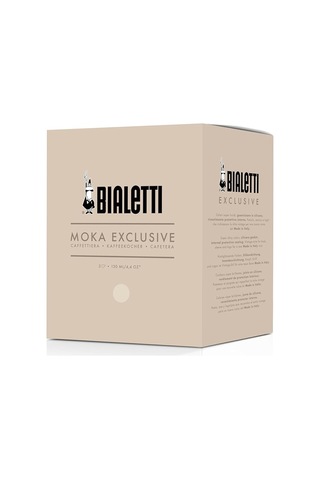 Bialetti - Exclusive: 3 Cups Ocak Üstü Espresso Pişirici - 130ml - Krem Renk - Alüminyum Gövde - Patentli Güvenlik Valfi - Tüm Ocak Türleri İçin Uygundur İndüksiyon Hariç Sku: Smg8690010540683