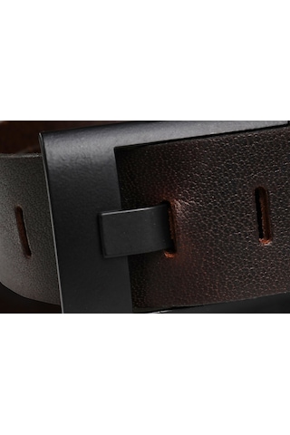 Bad Bear Razor Belt Kahverengi Deri Erkek Kemer - 115 Cm Kahverengi