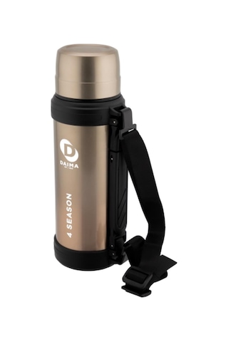 Daima 4 Season 1800 Ml 12 Saat Sıcak 24 Saat Soğuk Bronz Termos Bronz