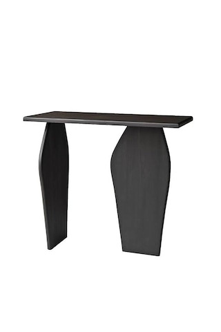 Arya Masif Ağaç Dresuar 100 Cm Siyah