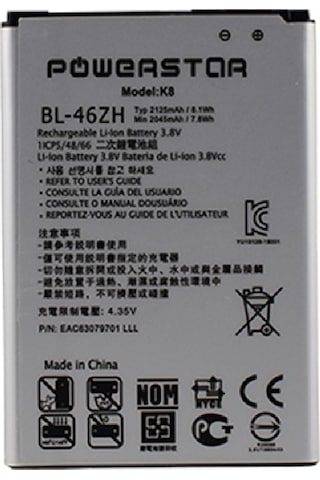 Powerstar LG Uyumlu K7 K8 Batarya Bl-46Zh
