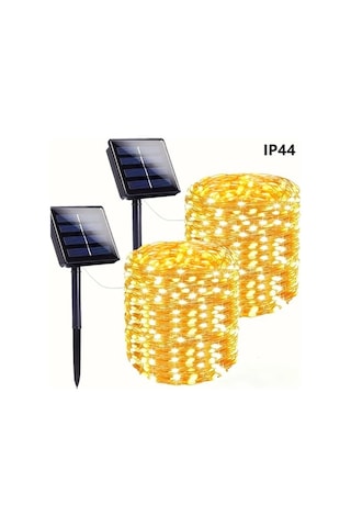 Fastbuy Turcoshop11 105 Feet 300 Led Solar Bahçe Ağaç Düğün Ramadan Dekor 8 Mod Ip44 Beyaz Beyaz