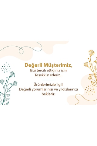 Teşekkür Kartı