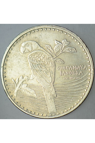 Kolombiya 200 Peso 2016 Macaw Papağanı Temalı.