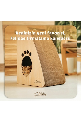 Oluklu Mukavva, Kedi Tırmalama Kanepesi Dikey Tırmalama / 40x60x24cm Xlarge - Cs7 Lw