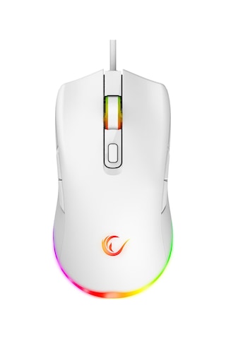 Rampage Km-rx7 Fortuna V2 Gökkuşağı Aydınlatmalı Usb Beyaz Gaming Combo Q Gaming Klavye + 12800 Dpi Mouse Lazer