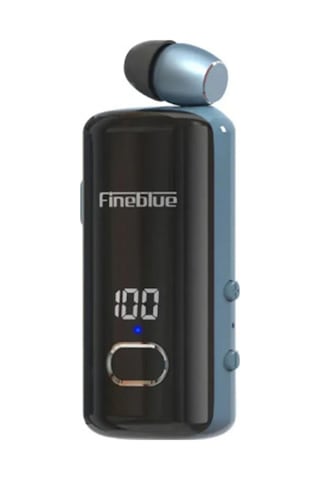 Fineblue F580 Dijital Göstergeli Makaralı Titreşimli Bluetooth Kulaklık Mavi Aklby-bsva58 Standart