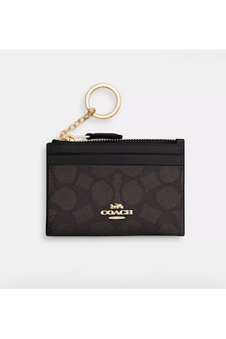 Coach Mini Id Skinny Case Kartlık-cüzdan Acı Kahverengi