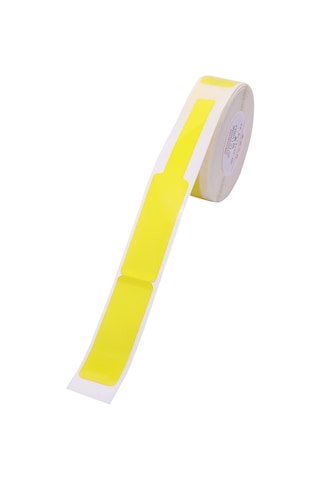 Niimbot Termal Transfer Kablo Etiketi Çıkartması Pet Kağıt B18 Etiket Yazıcı Barkod Fiyat Boyut Adı Boş Etiketler Su Geçirmez Yırtılmaya Dayanıklı 14x120mm 55 Yaprak/rulo Fiyat Etiketi Ofis 1 Rulo