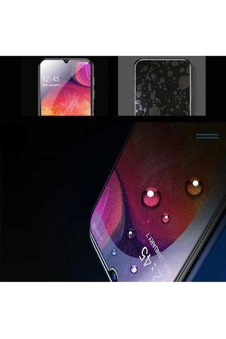 Samsung Galaxy Uyumlu  A20s Zore Kenarları Kırılmaya Dayanıklı Cam Ekran Koruyucu
