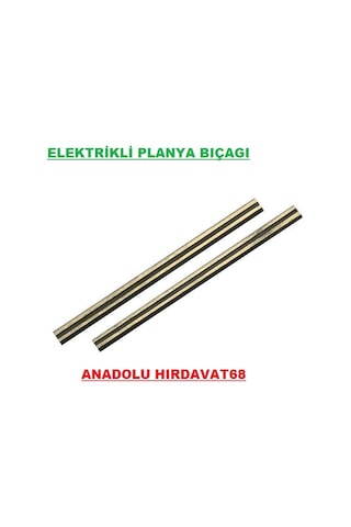 Elektrikli Planya Bıçagı 2 Adet Planya Bıçak Özel Çelik Bıçak