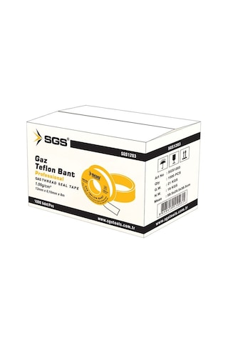 Sgs1203 - Gaz Teflon Bant Professional 12mm X 8 Metre / 1 Gram
