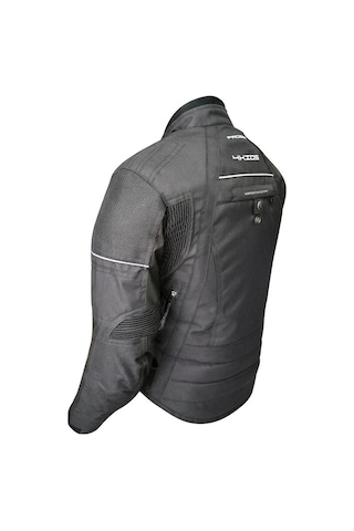 Prosev 2116 Motosiklet Montu Çocuk 4 Mevsim Oxford 600-d Dayanıklı Kumaş Motorcu Mont Kids Black