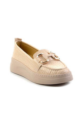 Bambi Nude Kadın Loafer Ayakkabı K01536194511 Nude