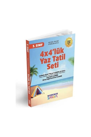 3. Sınıf 4x4'lük Tatil Tekrar Seti 12 Fasikül+bilişsel Etkinlikler-2025