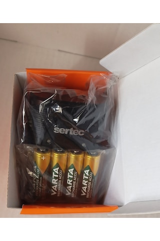 Varta 4 Adet Şarjlı 2100mah Aa Kalem Pilpromo Paket +sertec Stc-9v Aa-aaa Otomatik-hızlı Pil Şarj Cihazı