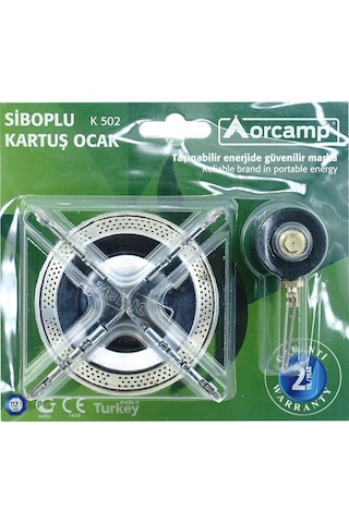 Orcamp K-502 Siboplu Katlanabilir Kamp Ocak Çok Renkli