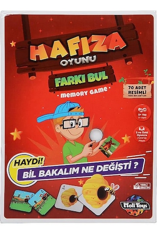 +5 Yaş Farkı Bul Hafıza Oyunu (moli Toys)