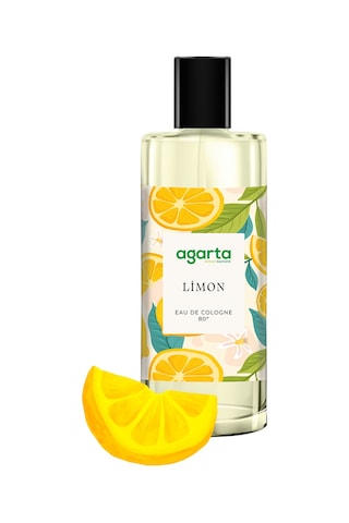 Agarta Cam Şişe 80 Derece Limon Kolonyası 250 ML