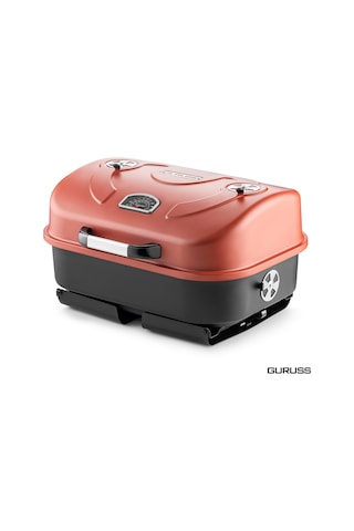 Guruss Go & Grill Barbekü Mangal Oksit Kırmızı Model:grs35