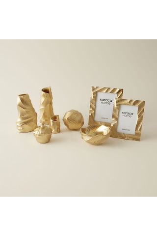 Karaca Home Lana Vazo Gold 12x7,9x20 Cm Altın