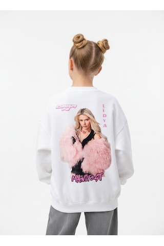 Seabubbles Manifest Lidya Kız Çocuk Sweatshirt BEYAZ