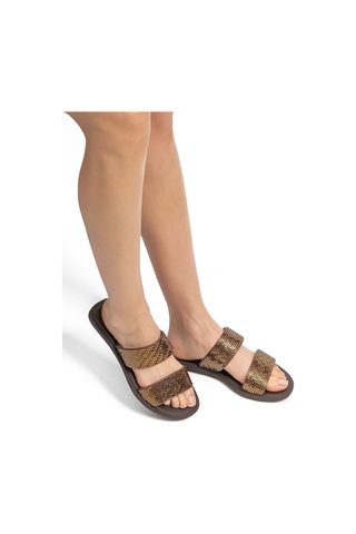 Grendha Icon Slide Kadın Terlik Kahve 35/42 BB0211 Kahverengi