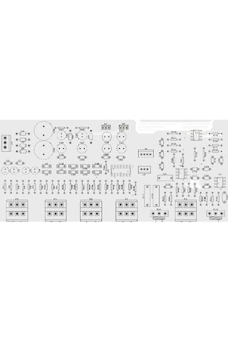 2.1 Stereo Subwoofer Ton Kontrol Preamplifier Devresi Kırmızı