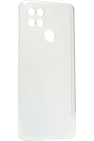 Oppo A15 Kılıf Zore Kamera Korumalı Süper Silikon Kılıf Renksiz